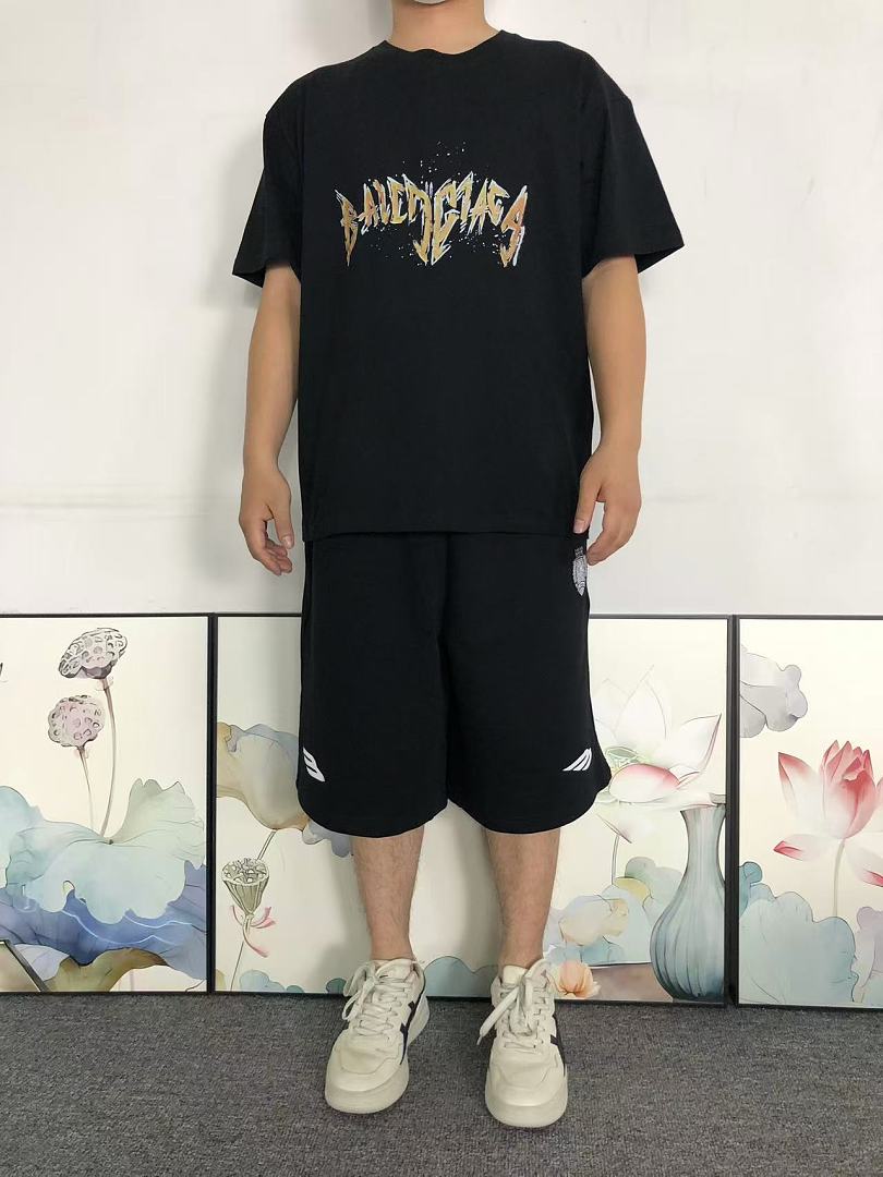 Balenciaga 115 B⭐L⭐⭐⭐IA⭐A T-SHIRT 22051313172 (Im 170Cm 60Kg I Wear Size L In The Phot) - Image 3