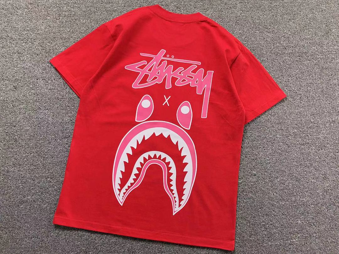 Bape 78 BAPE STUSSY T-SHIRT 1102090342 (Im 170Cm 55Kg I Wear Size S In The Phot) - Image 13