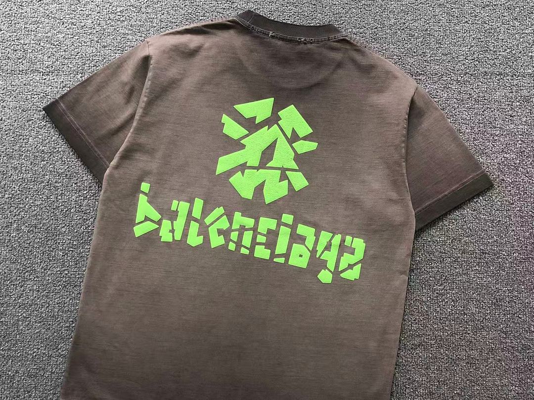 Balenciaga 125 B⭐L⭐⭐⭐IA⭐A T-SHIRT 5207271081 (Im 170Cm 60Kg I Wear Size S In The Phot) - Image 12