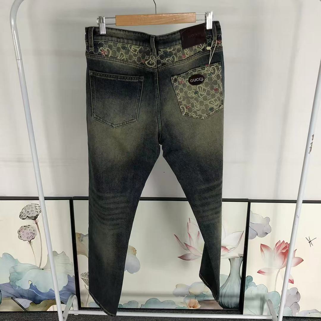 Gucci 175 G⭐C⭐I TROUSRES 2207081801 (Im 170Cm 60Kg I Wear Size 33 In The Phot) - Image 24