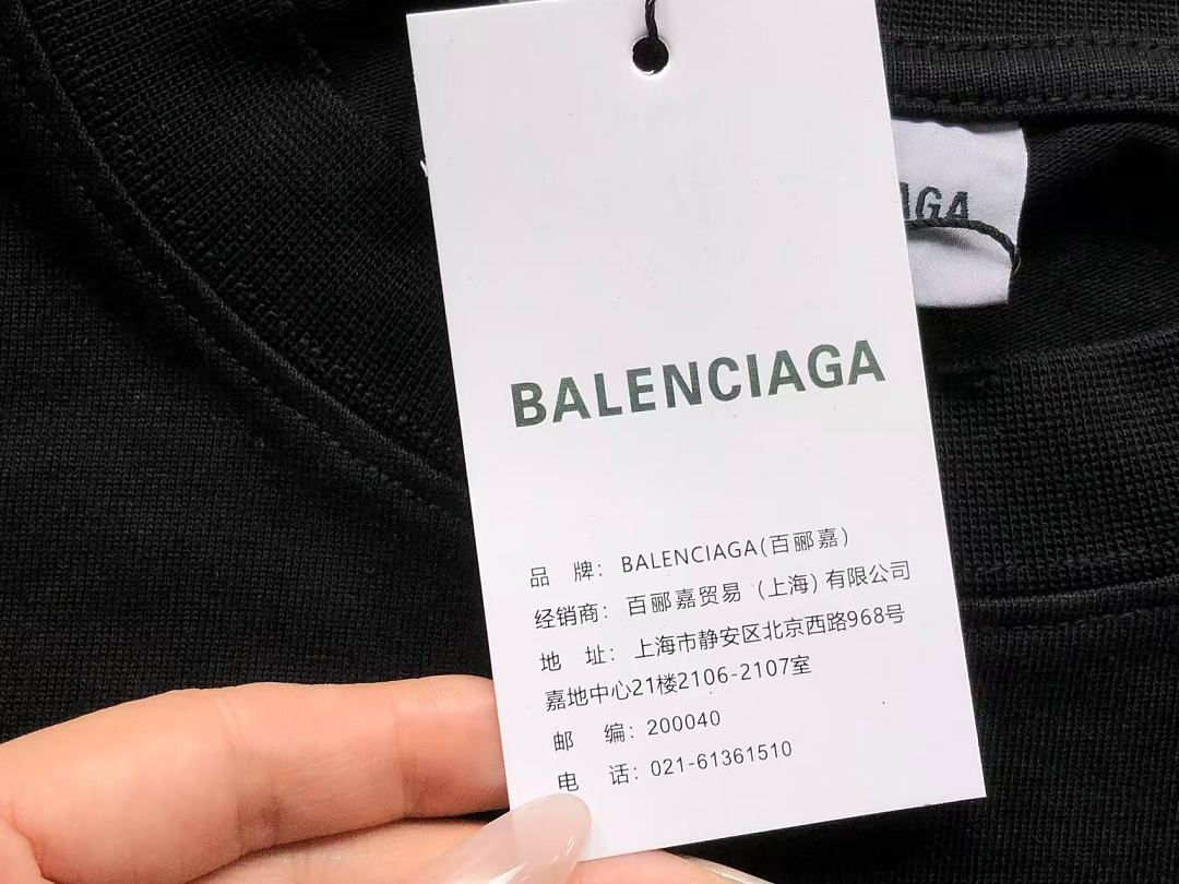 Balenciaga 128 B⭐L⭐⭐⭐IA⭐A T-SHIRT 42042402163 (Im 170Cm 60Kg I Wear Size XS In The Phot) - Image 17
