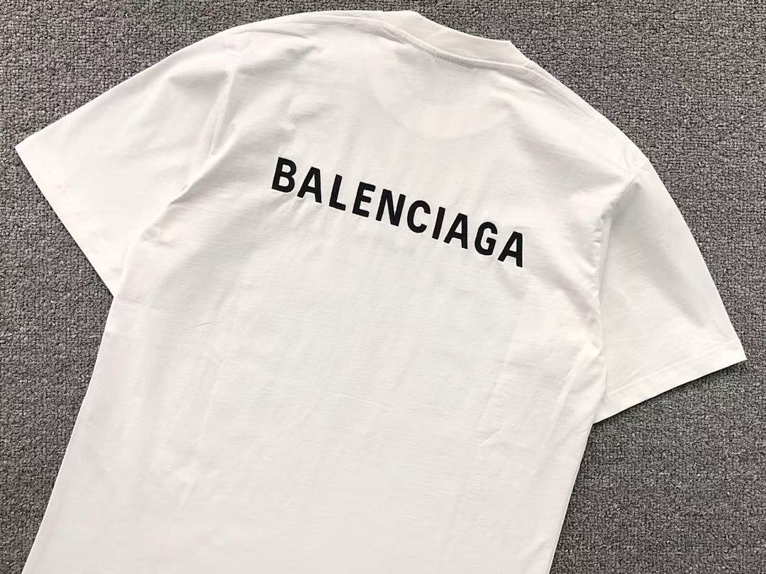 Balenciaga 125 B⭐L⭐⭐⭐IA⭐A T-SHIRT 3102220821 (Im 170Cm 57Kg I Wear Size S In The Phot) - Image 9