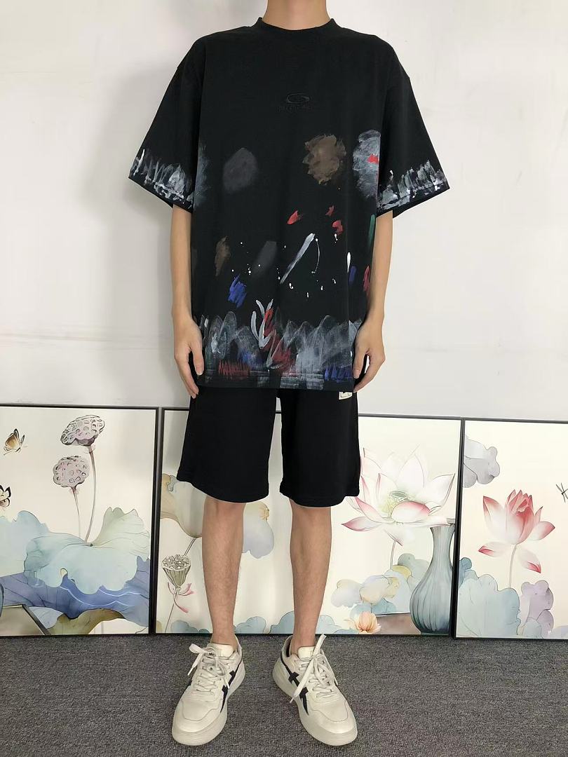Balenciaga 128 B⭐L⭐⭐⭐IA⭐A T-SHIRT 42050405156 (Im 170Cm 60Kg I Wear Size 1 In The Phot) - Image 3