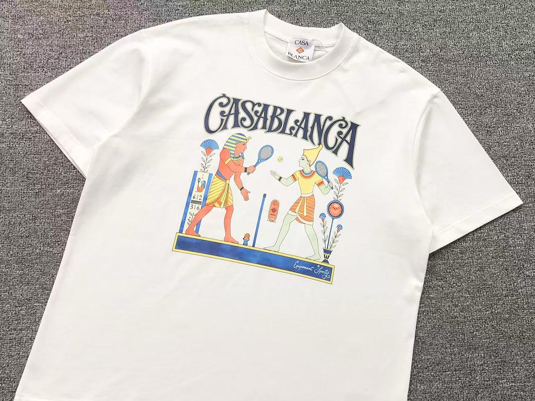 Casablanca 105 CASABLANCA T-SHIRT 52062601127 (Im 170Cm 60Kg I Wear Size L In The Phot) - Image 26