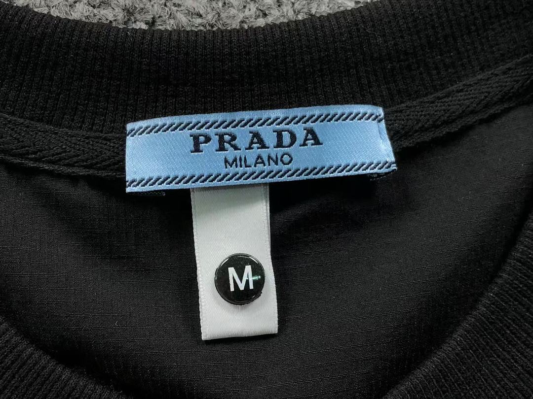 Prada 168 P⭐A⭐A T-SHIRT 22072007001 (Im 170Cm 60Kg I Wear Size M In The Phot) - Image 18