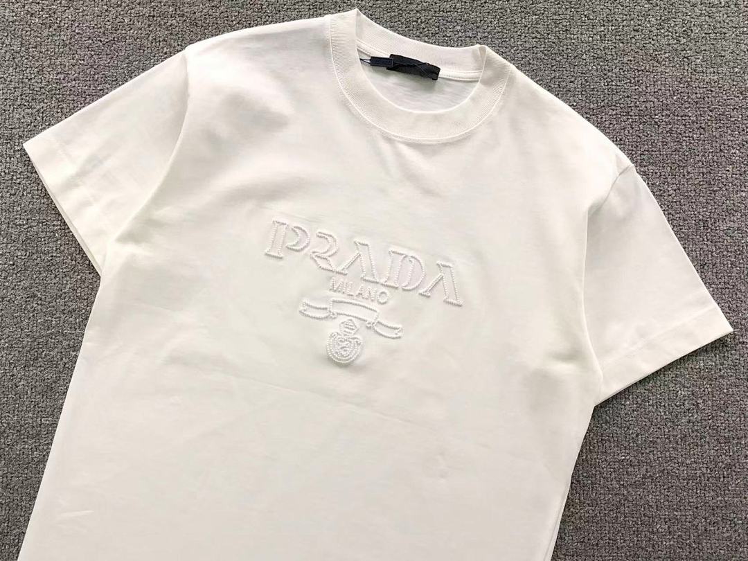Prada 115 P⭐A⭐A T-SHIRT 510102381 (Im 170Cm 60Kg I Wear Size S In The Phot) - Image 11