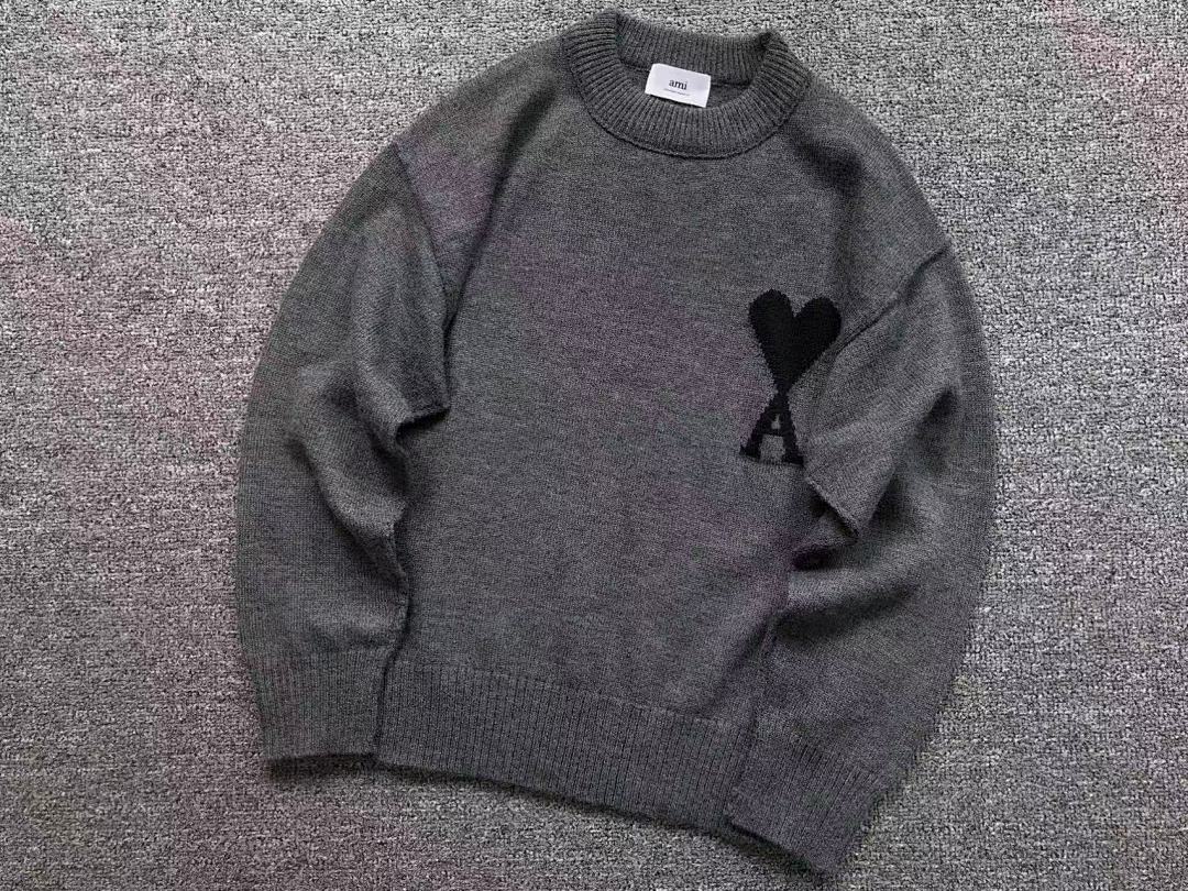 AMI 138 AMI SWEATER 3110070917 (Im 170Cm 60Kg I Wear Size S In The Phot) - Image 12