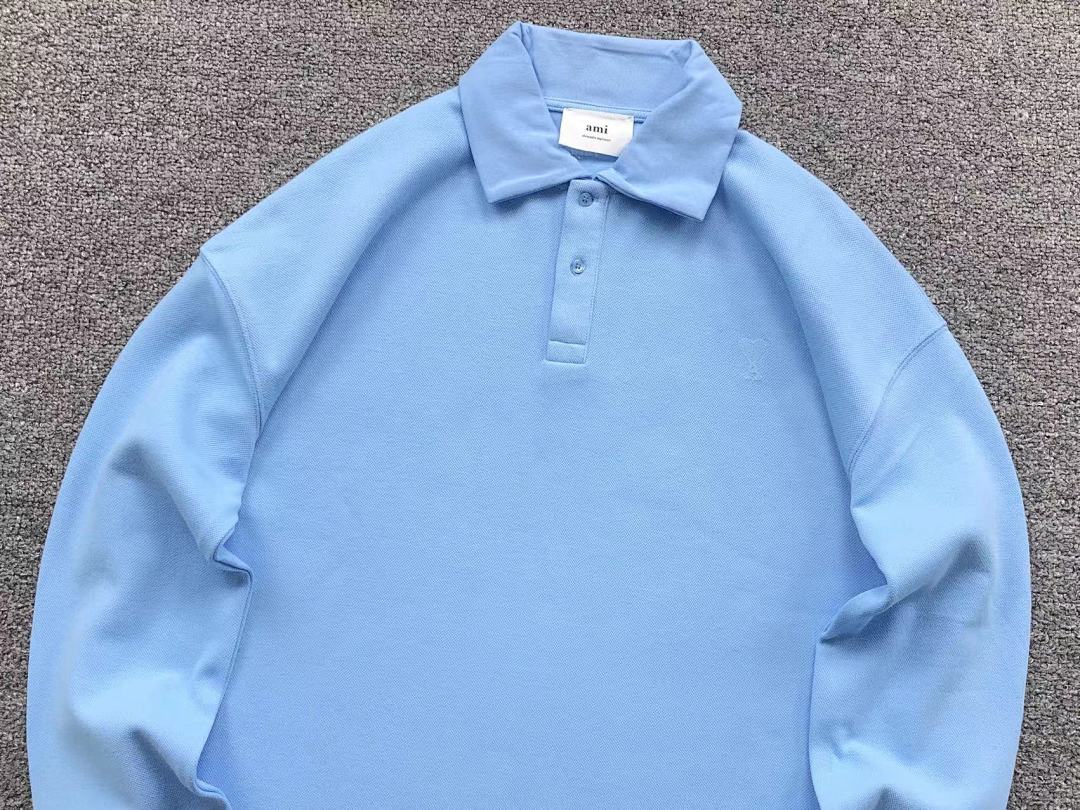 AMI 115 AMI LONG SLEEVED 59060988 (Im 170Cm 60Kg I Wear Size M In The Phot) - Image 11