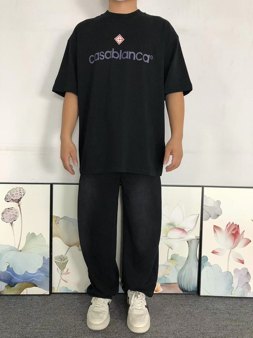 Casablanca 105 CASABLANCA T-SHIRT 52071831127 (Im 170Cm 60Kg I Wear Size L In The Phot) - Image 3