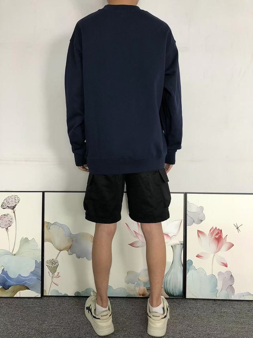 AMI 135 AMI HOODIE 3208164117 (Im 170Cm 60Kg I Wear Size M In The Phot) - Image 4