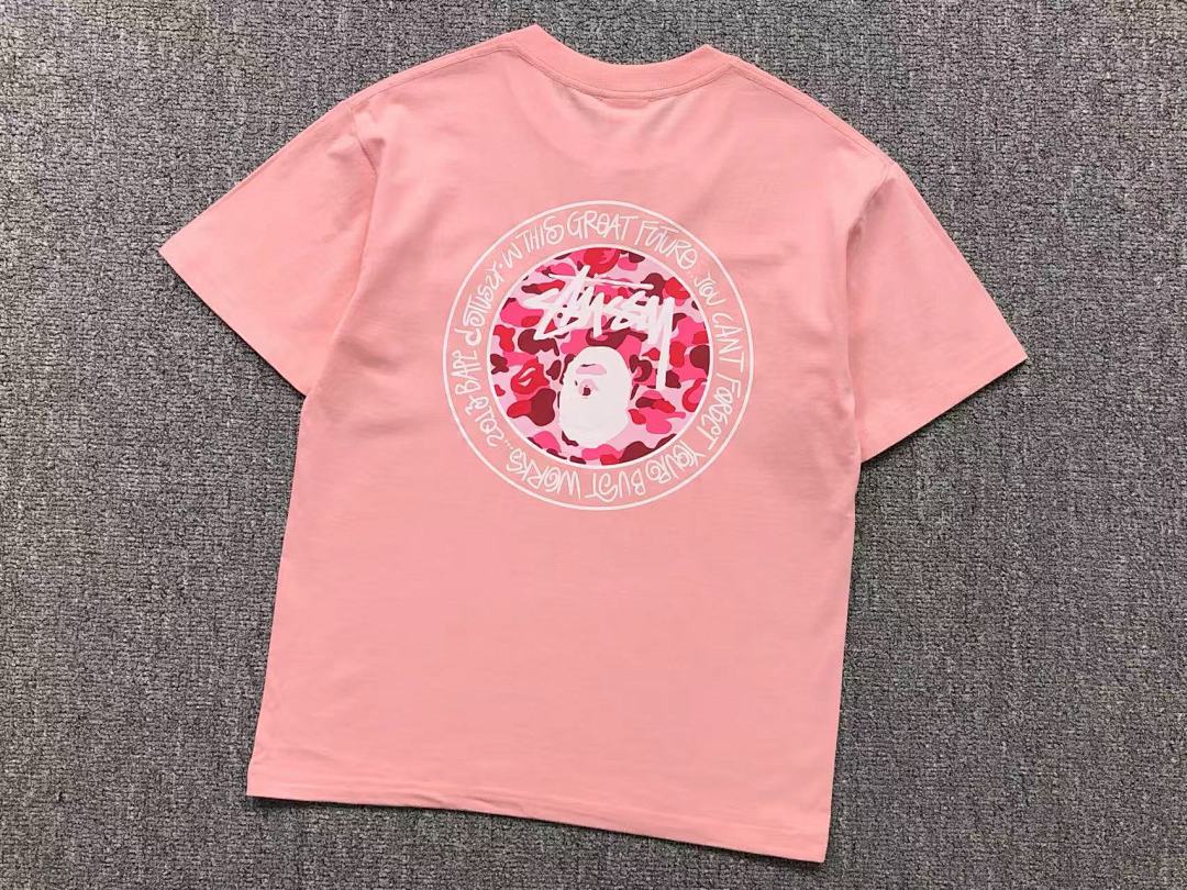 Bape 78 BAPE STUSSY T-SHIRT 1102090642 (Im 170Cm 55Kg I Wear Size S In The Phot) - Image 11
