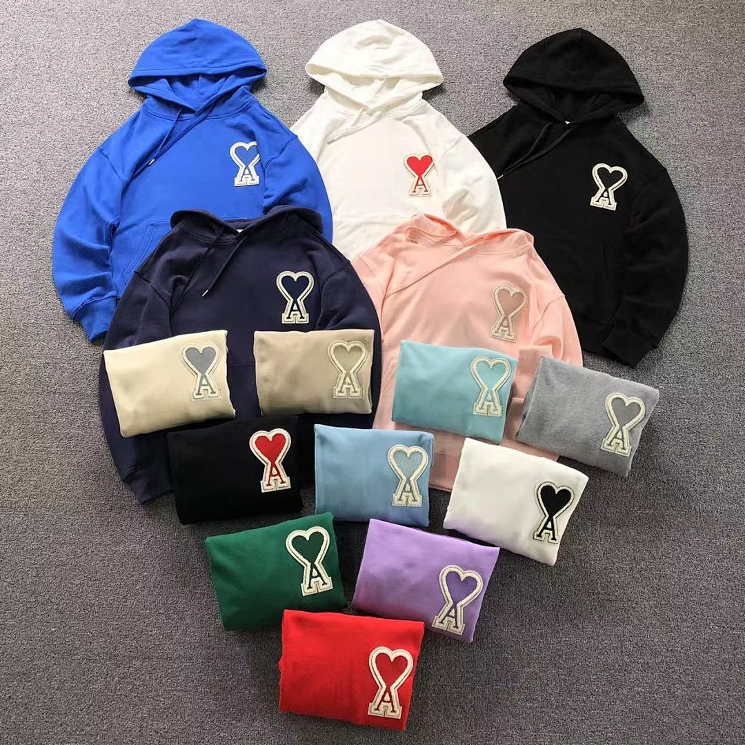 AMI 125 AMI HOODIE 57280488 (Im 170Cm 60Kg I Wear Size M In The Phot)