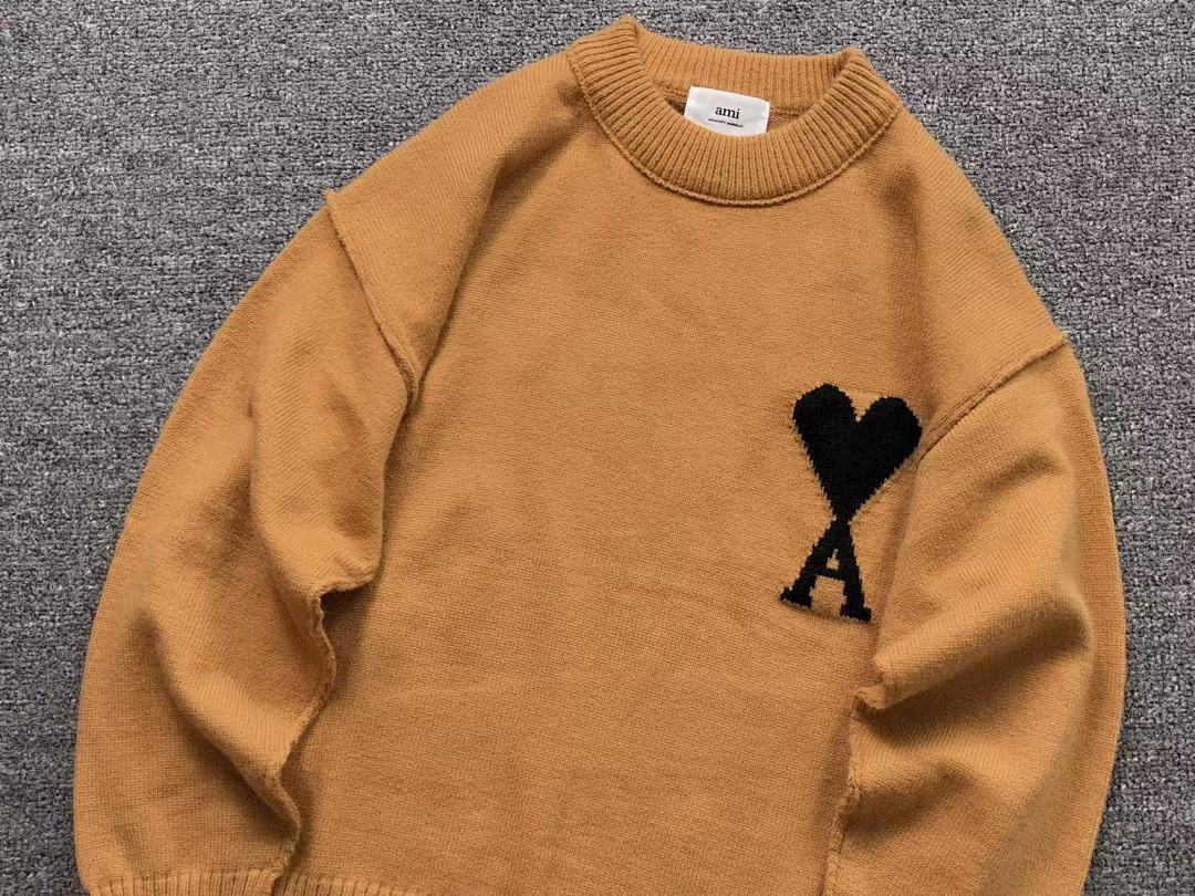 AMI 138 AMI SWEATER 3110070917 (Im 170Cm 60Kg I Wear Size S In The Phot) - Image 8