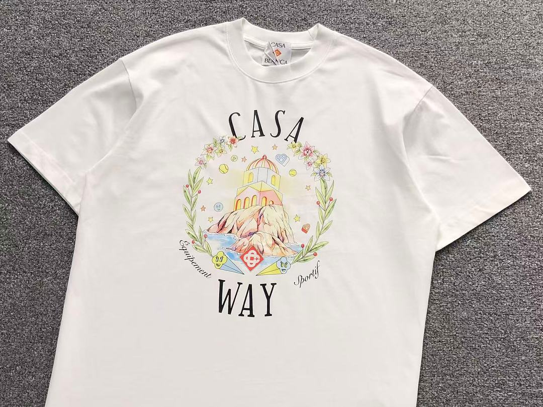 Casablanca 115 CASABLANCA T-SHIRT 5252021127 (Im 170Cm 60Kg I Wear Size L In The Phot) - Image 8