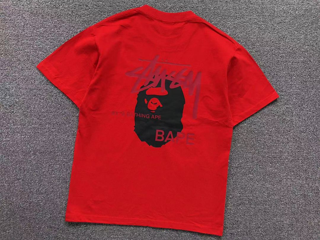Bape 78 BAPE STUSSY T-SHIRT 1102101142 (Im 170Cm 57Kg I Wear Size S In The Phot) - Image 21