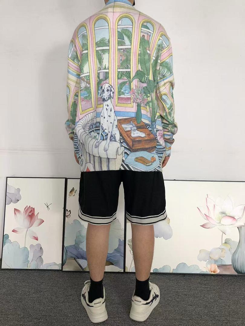Casablanca 128 CASABLANCA SWEATER 583034127 (Im 170Cm 60Kg I Wear Size M In The Phot) - Image 4