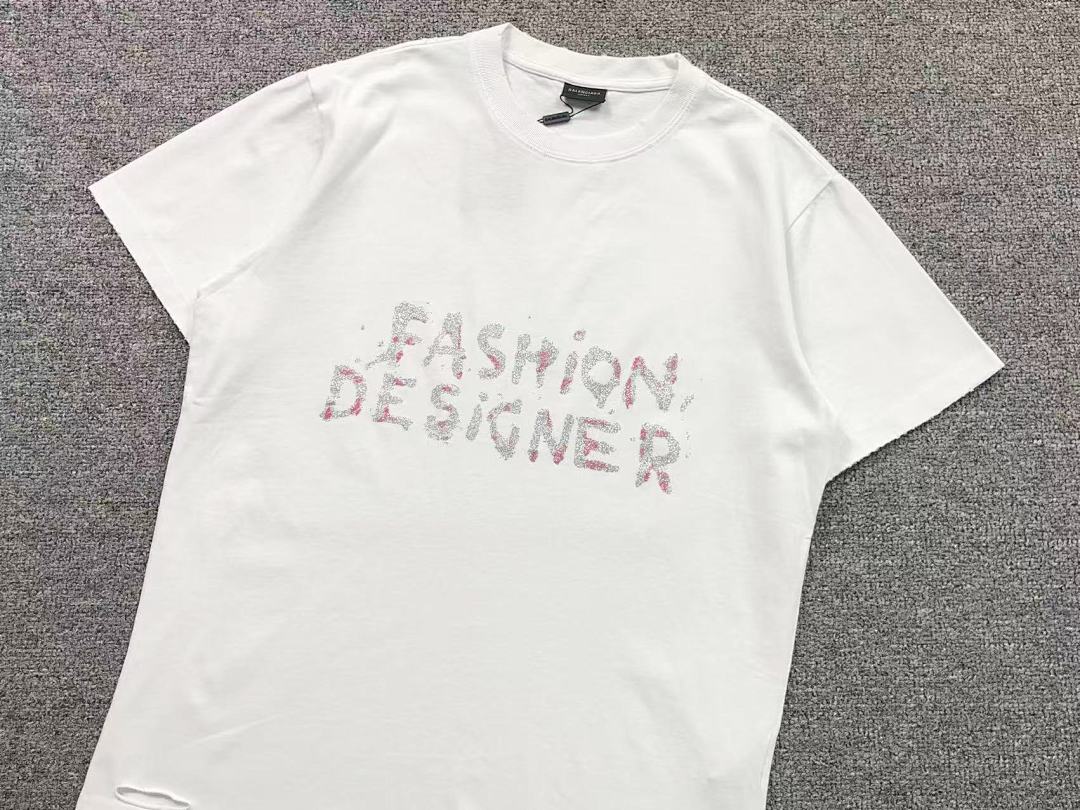Balenciaga 115 B⭐L⭐⭐⭐IA⭐A T-SHIRT 5212208136 (Im 170Cm 60Kg I Wear Size XS In The Phot) - Image 7