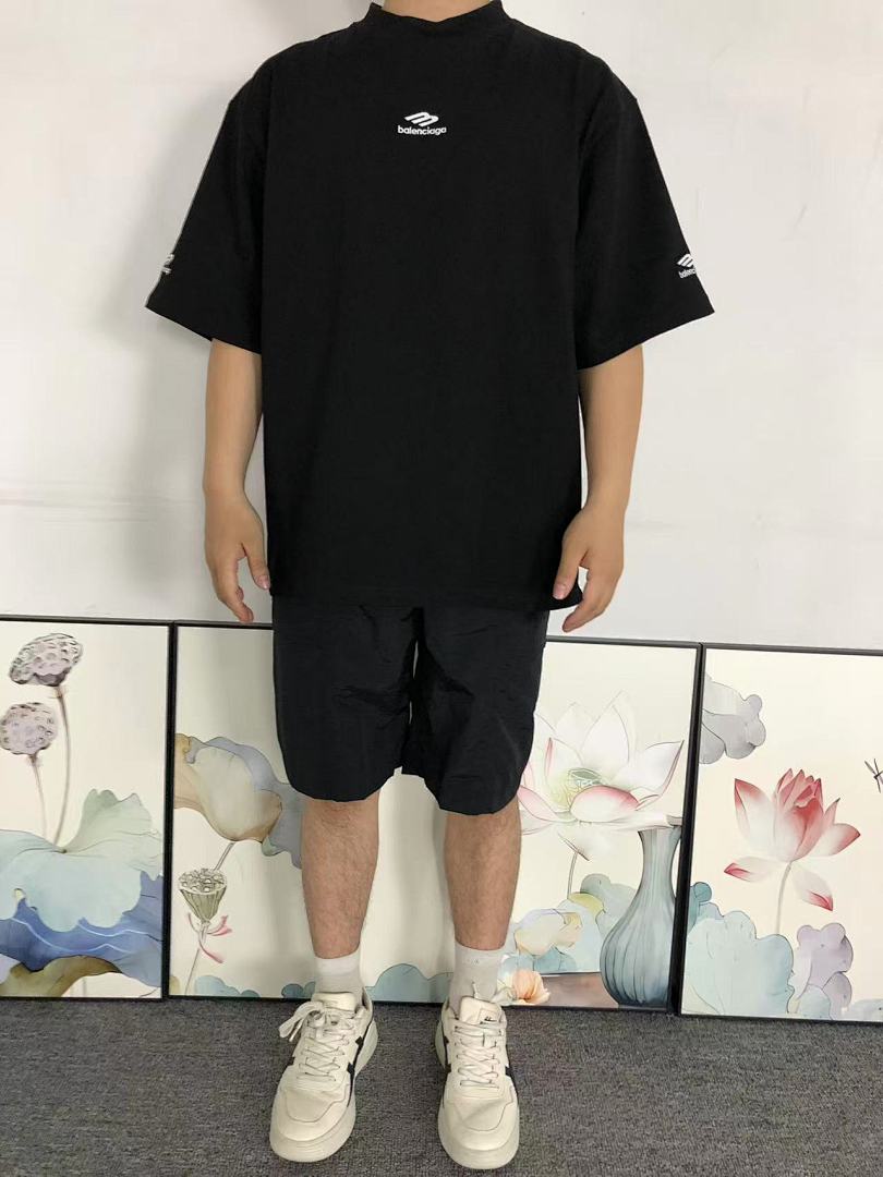 Balenciaga 125 B⭐L⭐⭐⭐IA⭐A T-SHIRT 42041306163 (Im 170Cm 60Kg I Wear Size XS In The Phot) - Image 3