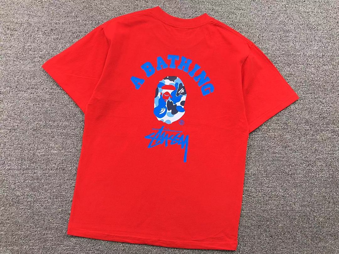 Bape 79 BAPE STUSSY T-SHIRT 411183042 (Im 170Cm 57Kg I Wear Size S In The Phot) - Image 10