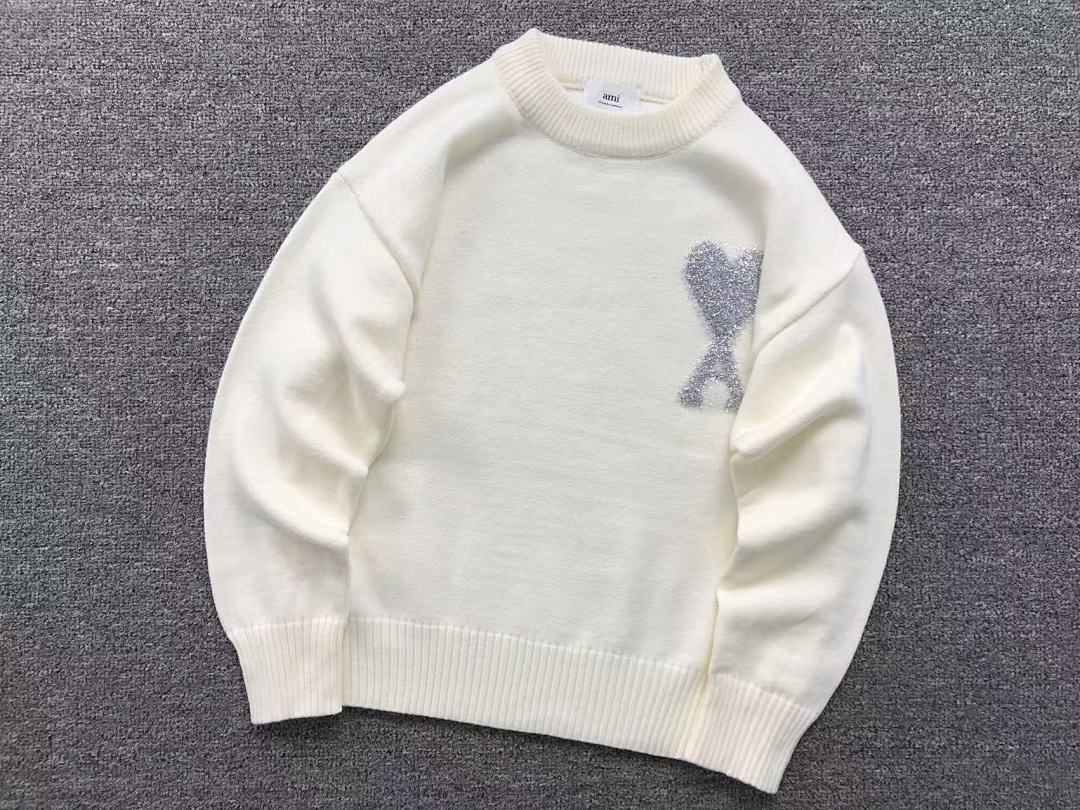AMI 138 AMI SWEATER 112101117 (Im 170Cm 57Kg I Wear Size S In The Phot) - Image 10