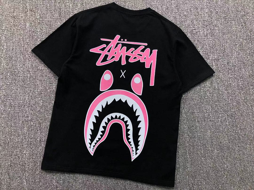Bape 78 BAPE STUSSY T-SHIRT 411181142 (Im 170Cm 57Kg I Wear Size S In The Phot) - Image 8