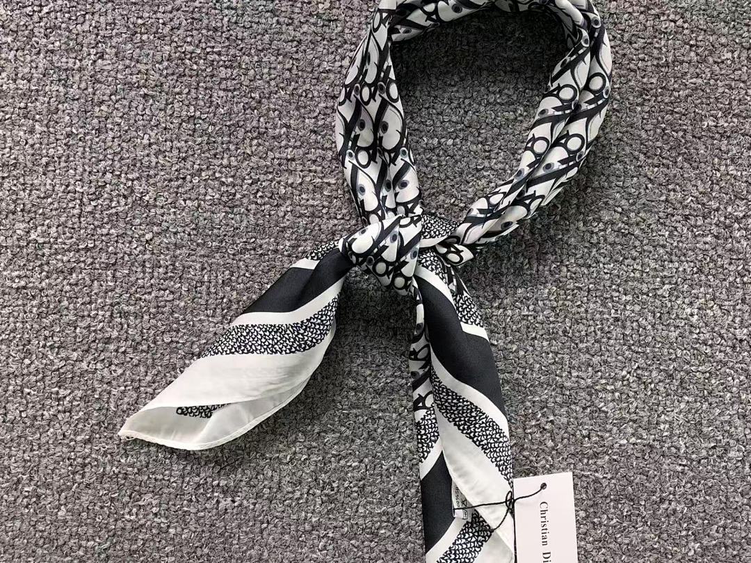 Dior 68 D⭐O⭐ SCARF 31071909102 (Long 69CM* Wide - Image 5