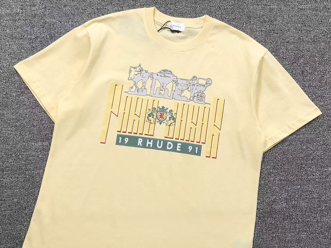Rhude 105 RHUDE T-SHIRT 3208060817 (Im 170Cm 60Kg I Wear Size S In The Phot) - Image 12