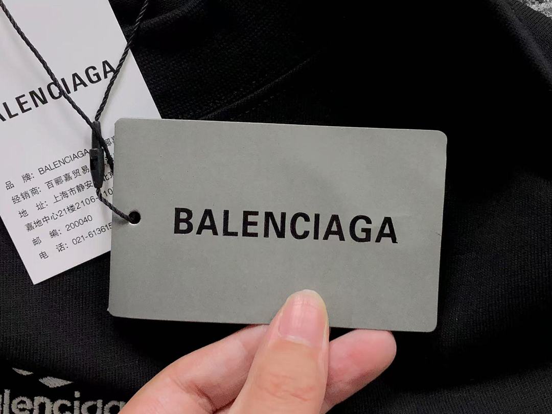 Balenciaga 125 B⭐L⭐⭐⭐IA⭐A T-SHIRT 42041306163 (Im 170Cm 60Kg I Wear Size XS In The Phot) - Image 13