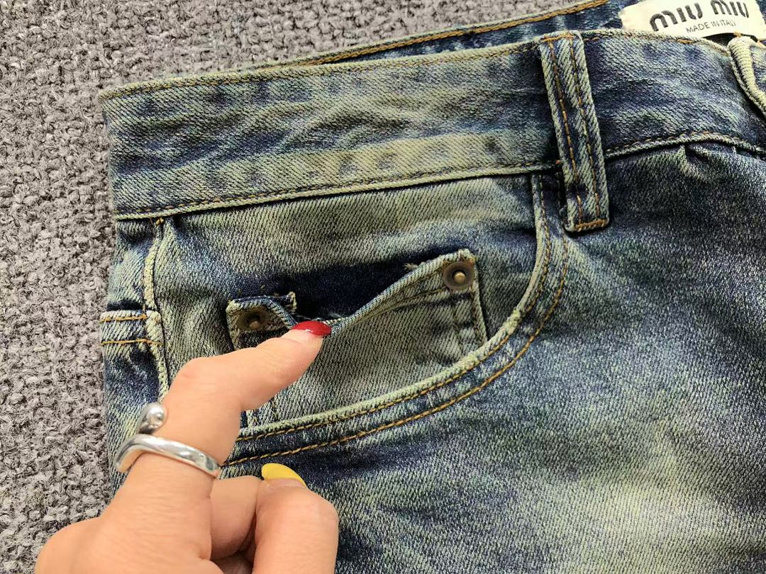 Miu Miu 218 M⭐U TROUSERS 5112207106 (Im 170Cm 60Kg I Wear Size S In The Phot) - Image 14