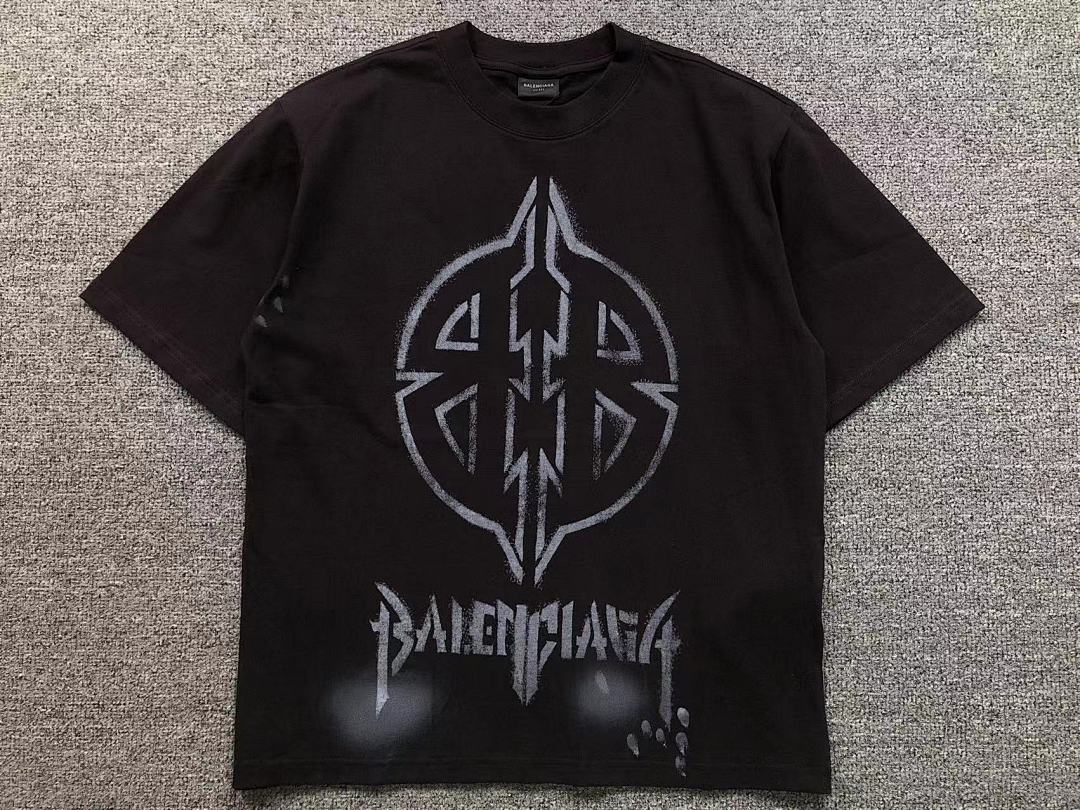Balenciaga 135 B⭐L⭐⭐⭐IA⭐A T-SHIRT 42041302163 (Im 170Cm 60Kg I Wear Size XS In The Phot) - Image 5