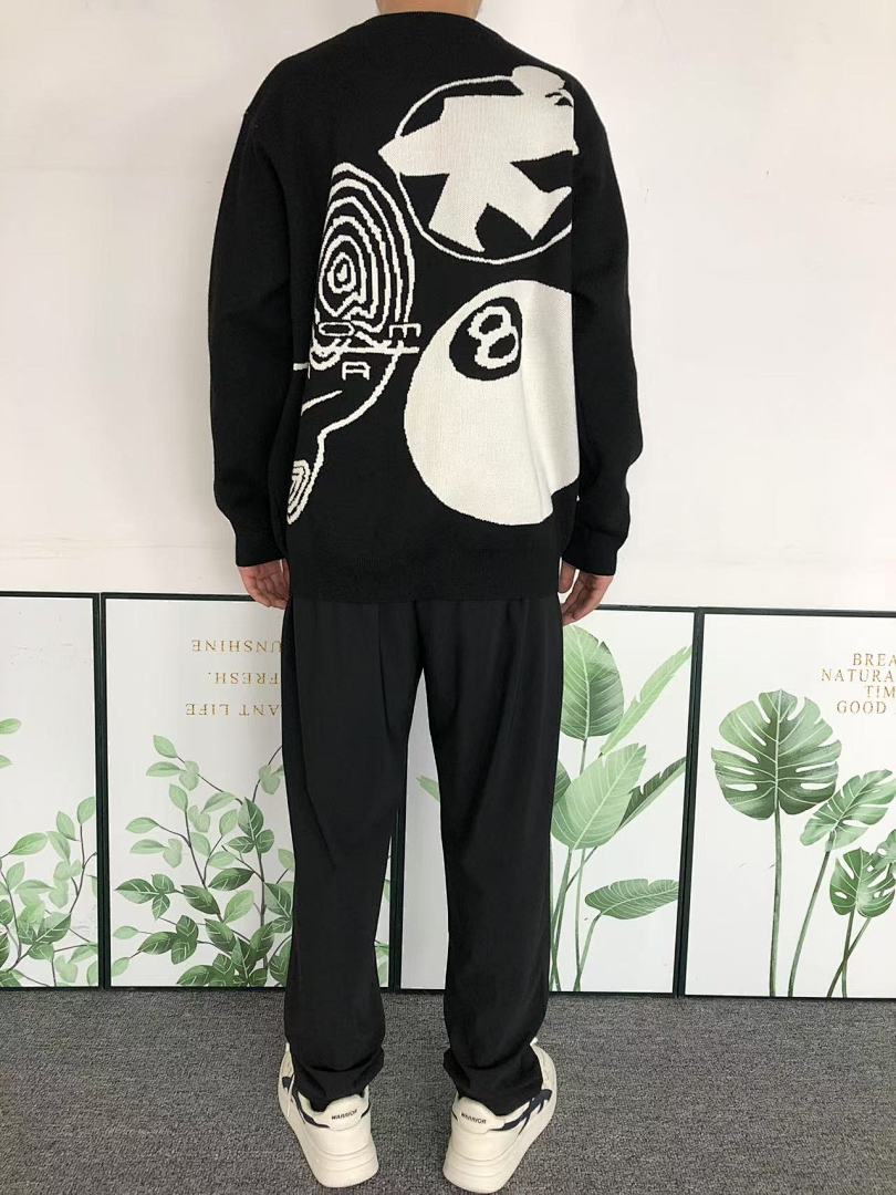 Stussy 178 STUSSY SWEATER 213250211 (Im 170Cm 60Kg I Wear Size M In The Phot) - Image 4
