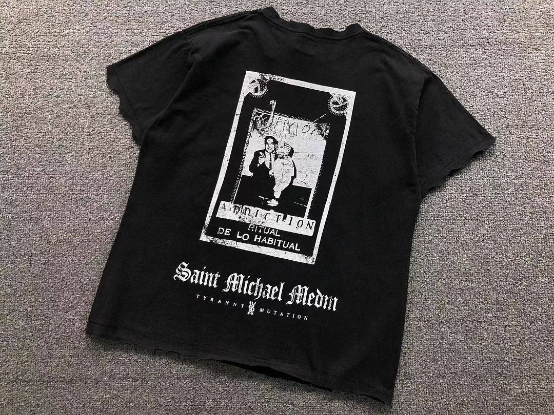 Chanel 105 SAINT MICHAEL T-SHIRT 42071706155 (Im 170Cm 60Kg I Wear Size S In The Phot) - Image 9