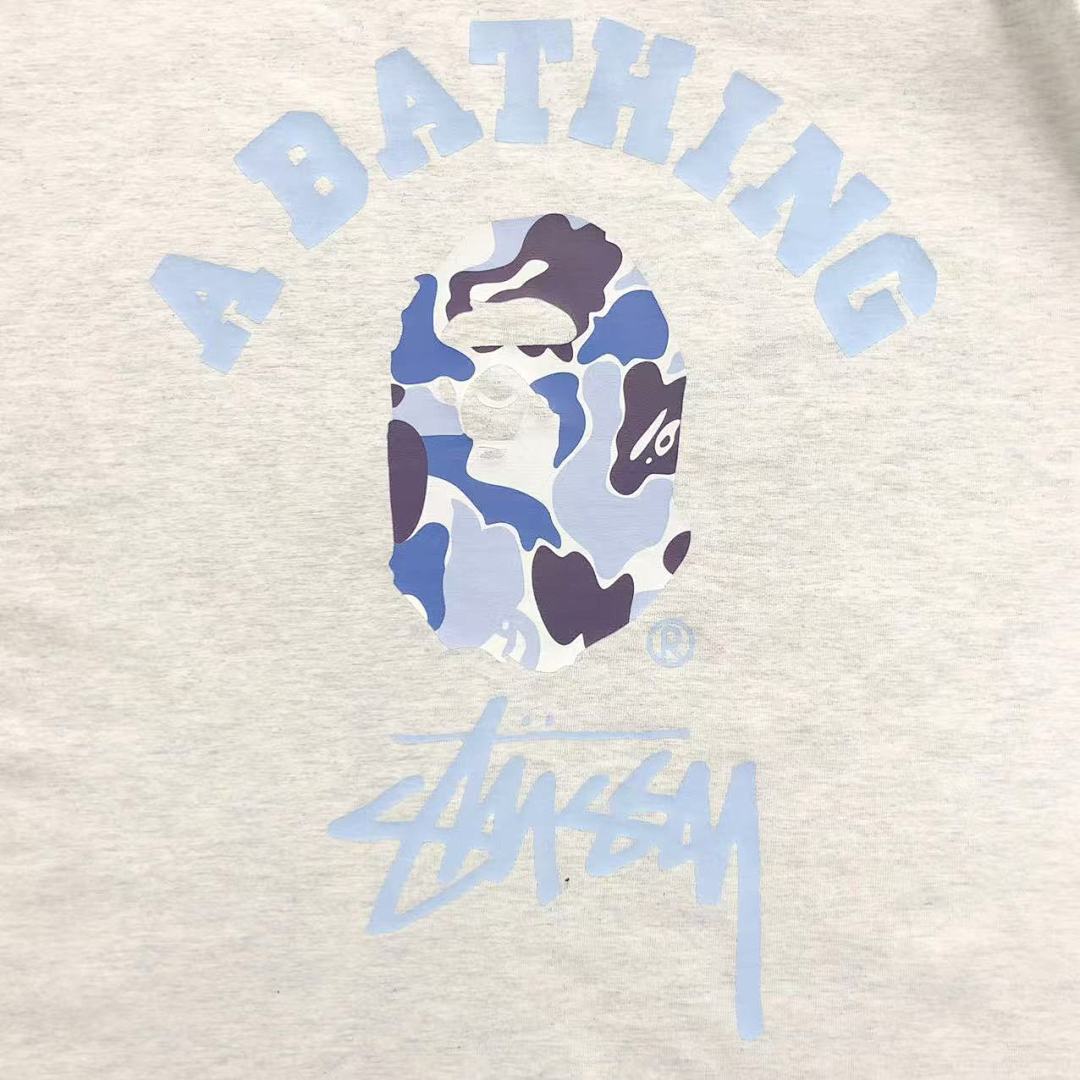 Bape 78 BAPE STUSSY T-SHIRT 1102090942 (Im 170Cm 55Kg I Wear Size S In The Phot) - Image 12