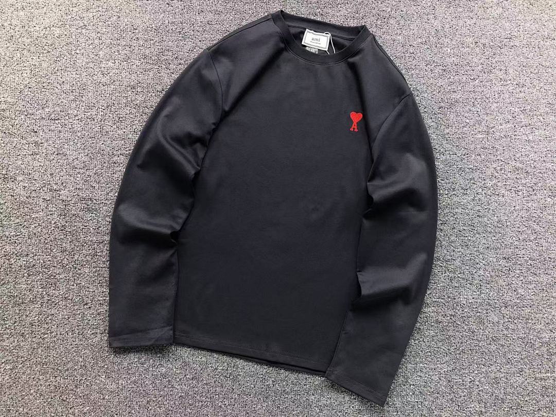 AMI 95 AMI LONG SLEEVED 3107171203 (Im 170Cm 60Kg I Wear Size L In The Phot) - Image 12
