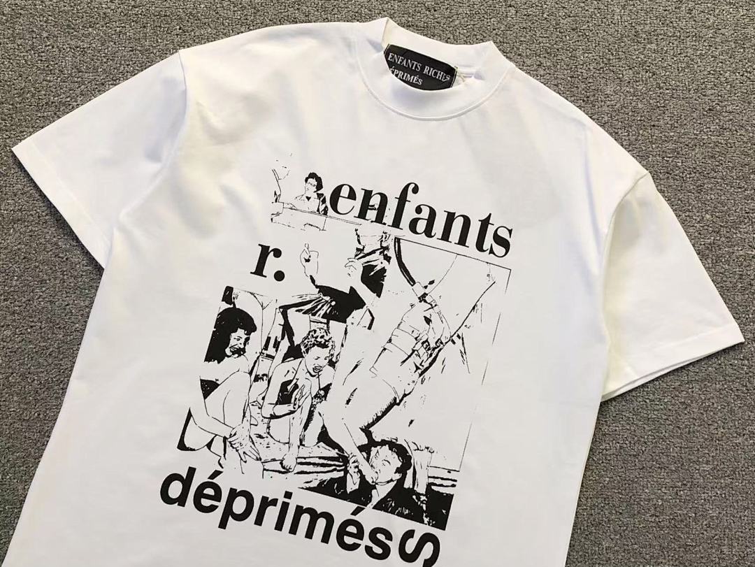 Chanel 85 ENFANTS RICHES DEPRIMES T-SHIRT 5122409162 (Im 170Cm 60Kg I Wear Size M In The Phot) - Image 7