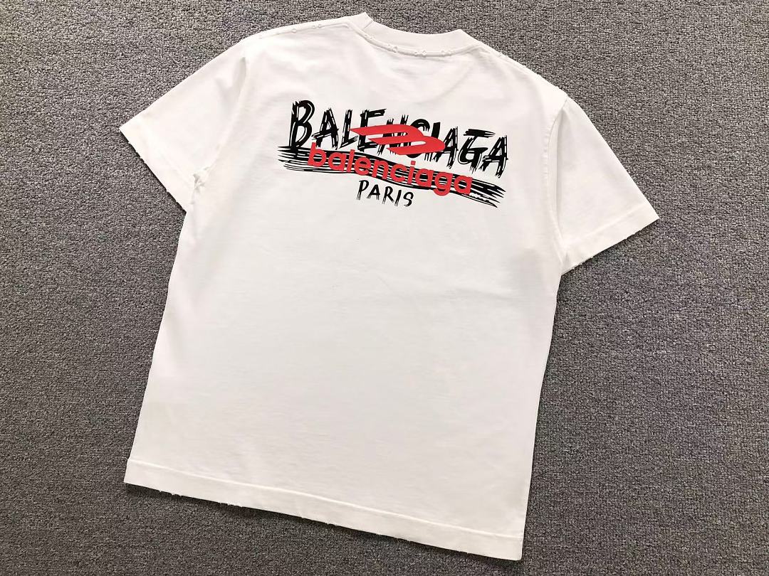 Balenciaga 128 B⭐L⭐⭐⭐IA⭐A T-SHIRT 3205070621 (Im 170Cm 60Kg I Wear Size L In The Phot) - Image 12