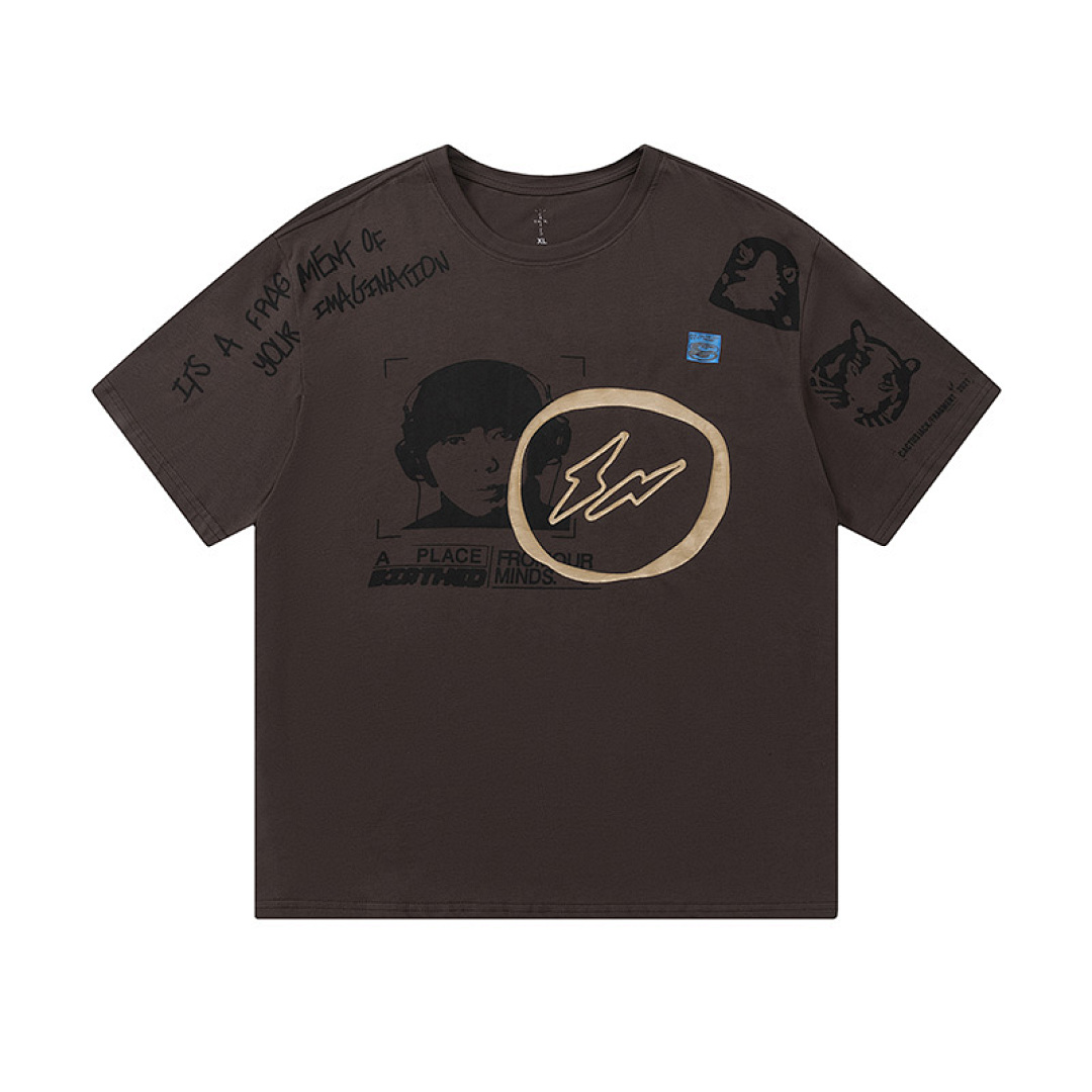 Fragment Design 85 TRAVIS SCOTT CACTUS JACK × FRAGMENT DESIGN T-SHIRT - Image 3