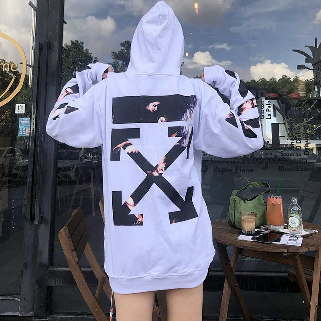 Off-White 126 OFF-WHITE (WHITE HOODIE) - Image 48