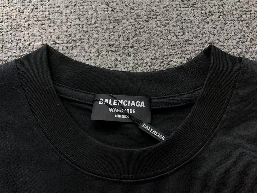 Balenciaga 118 B⭐L⭐⭐⭐IA⭐A T-SHIRT 5211001147 (Im 170Cm 60Kg I Wear Size M In The Phot) - Image 24