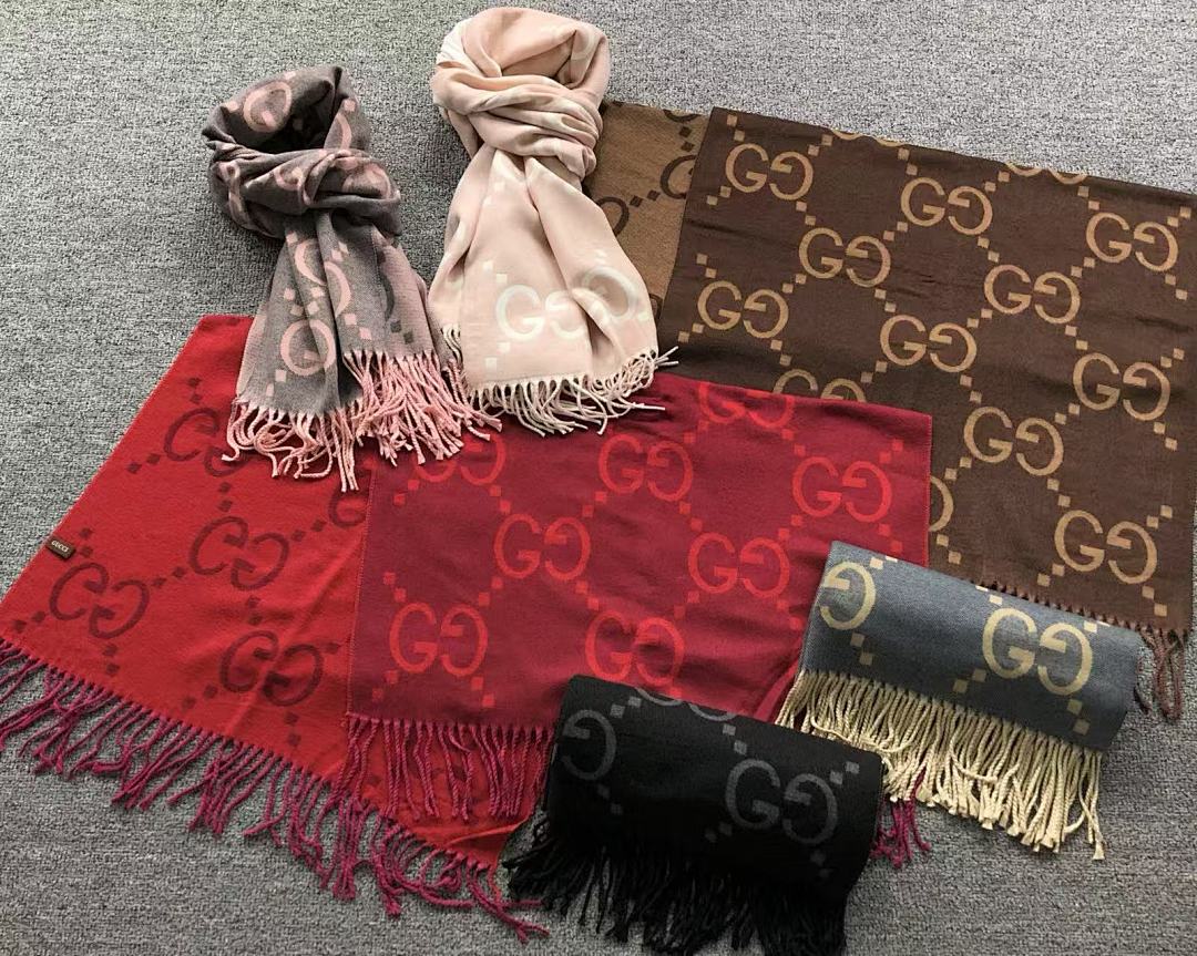 Gucci 98 G⭐C⭐I SCARF 581201102 (Long 180CM* Wide 65CM*) - Image 4