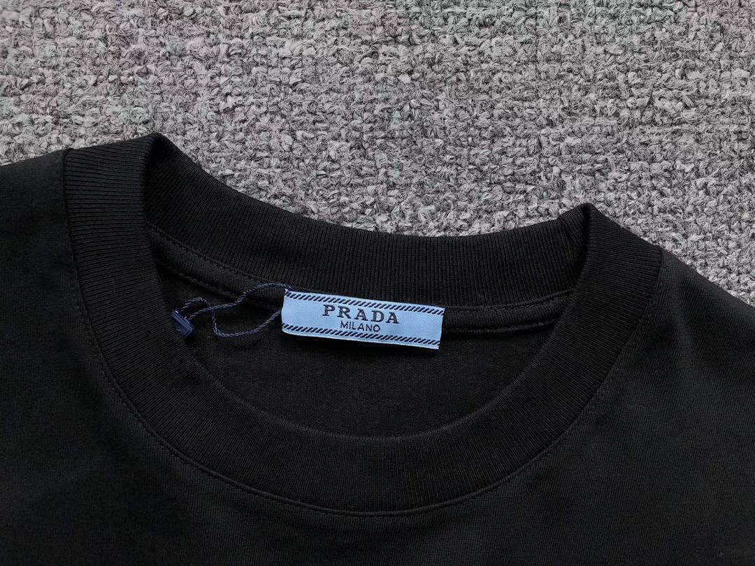 Prada 125 P⭐A⭐A T-SHIRT 411141821 (Im 170Cm 57Kg I Wear Size M In The Phot) - Image 17