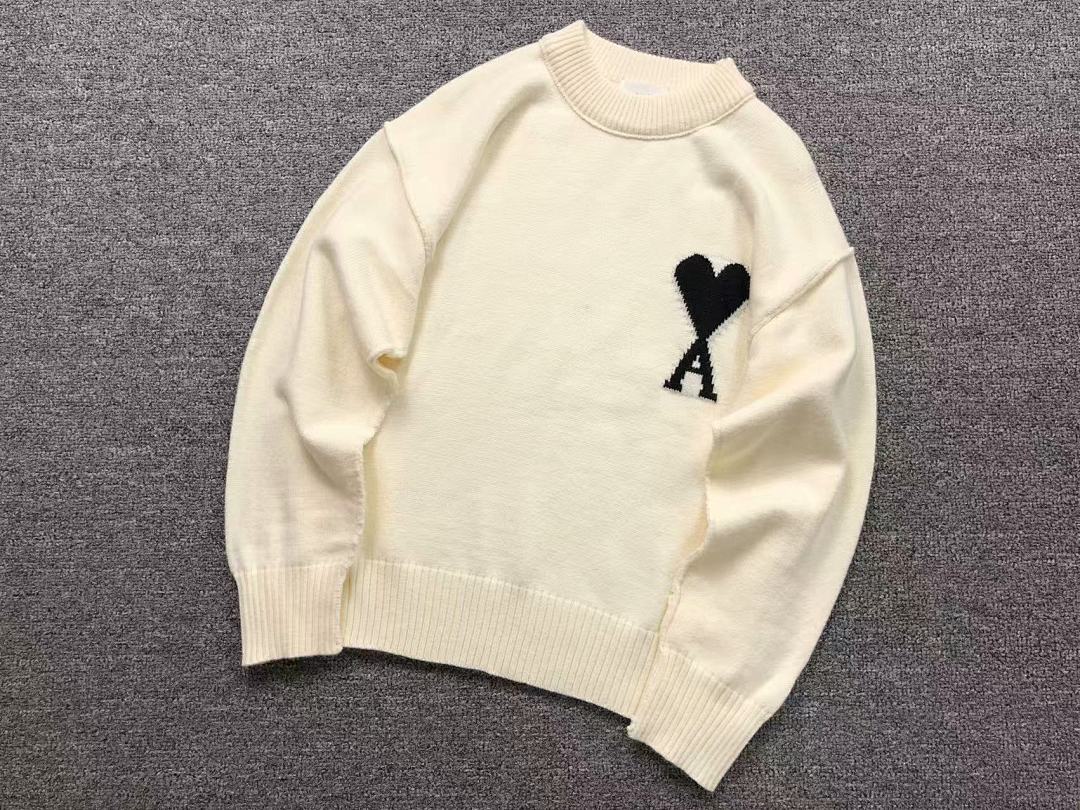AMI 138 AMI SWEATER 3110070917 (Im 170Cm 60Kg I Wear Size S In The Phot) - Image 14