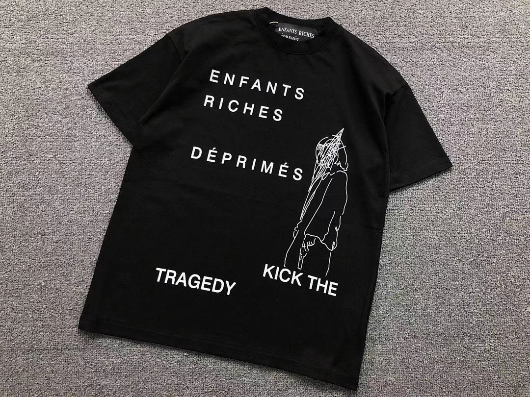 Chanel 85 ENFANTS RICHES DEPRIMES T-SHIRT 42012427162 (Im 170Cm 60Kg I Wear Size S In The Phot) - Image 11