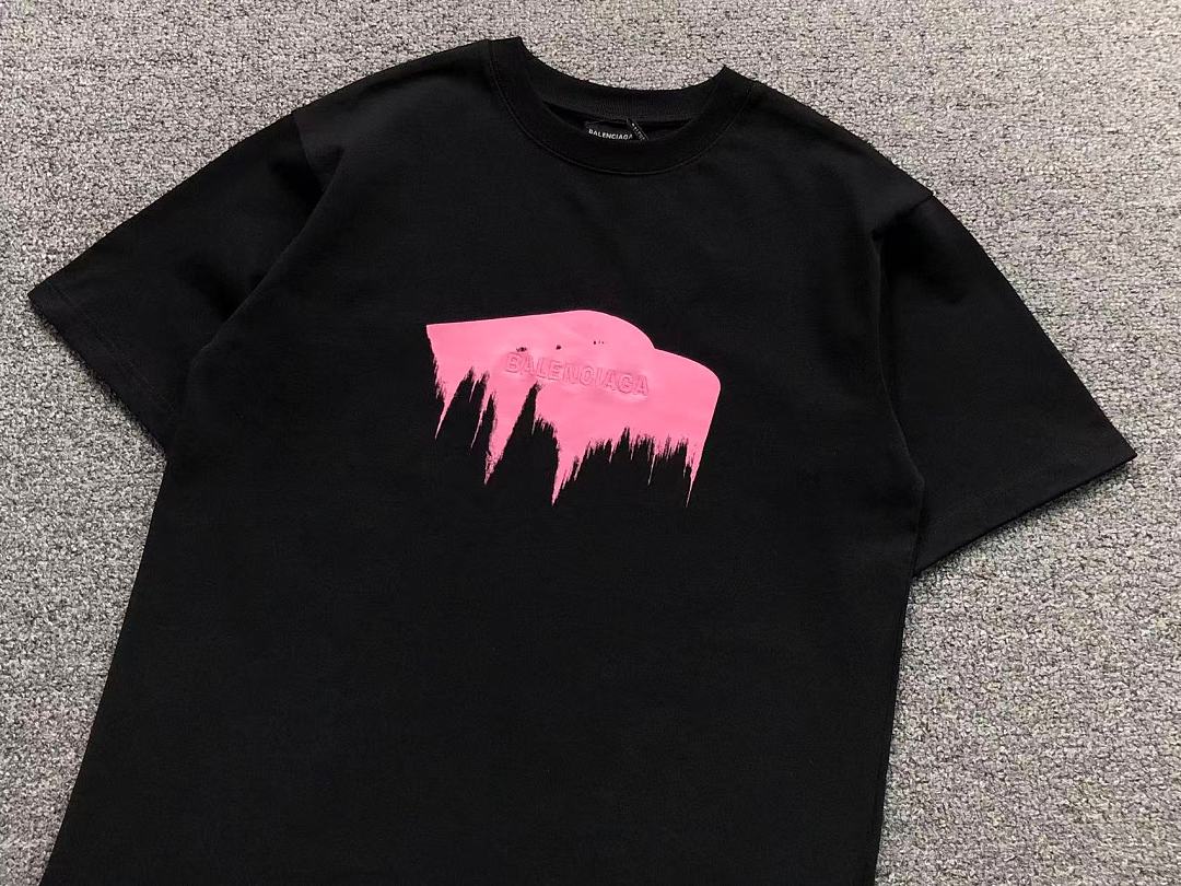 Balenciaga 118 B⭐L⭐⭐⭐IA⭐A T-SHIRT 125131760 (Im 170Cm 60Kg I Wear Size S In The Phot) - Image 9