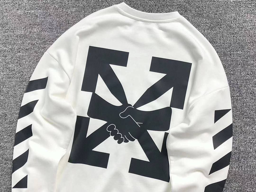 Off-White 136 OFF-WHITE (WHITE HOODIE) - Image 9