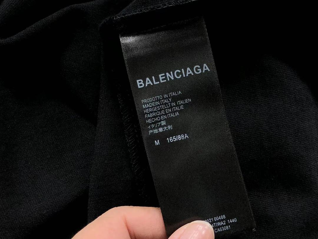 Balenciaga 125 B⭐L⭐⭐⭐IA⭐A T-SHIRT 3204303121 (Im 170Cm 60Kg I Wear Size M In The Phot) - Image 23