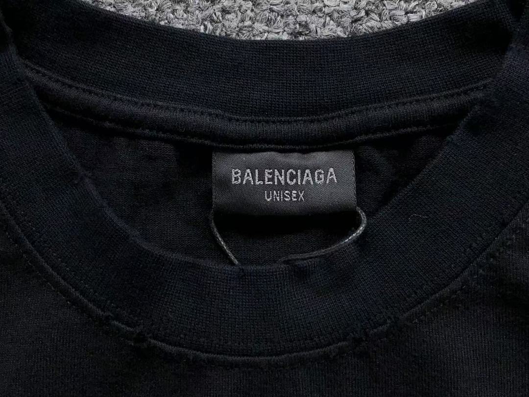 Balenciaga 135 B⭐L⭐⭐⭐IA⭐A T-SHIRT 42041311163 (Im 170Cm 60Kg I Wear Size XS In The Phot) - Image 25