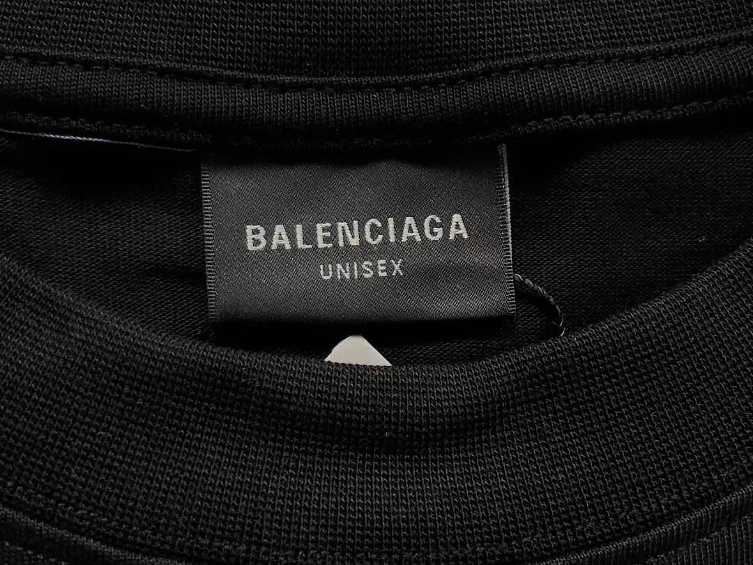 Balenciaga 125 B⭐L⭐⭐⭐IA⭐A T-SHIRT 42042406163 (Im 170Cm 60Kg I Wear Size XS In The Phot) - Image 26