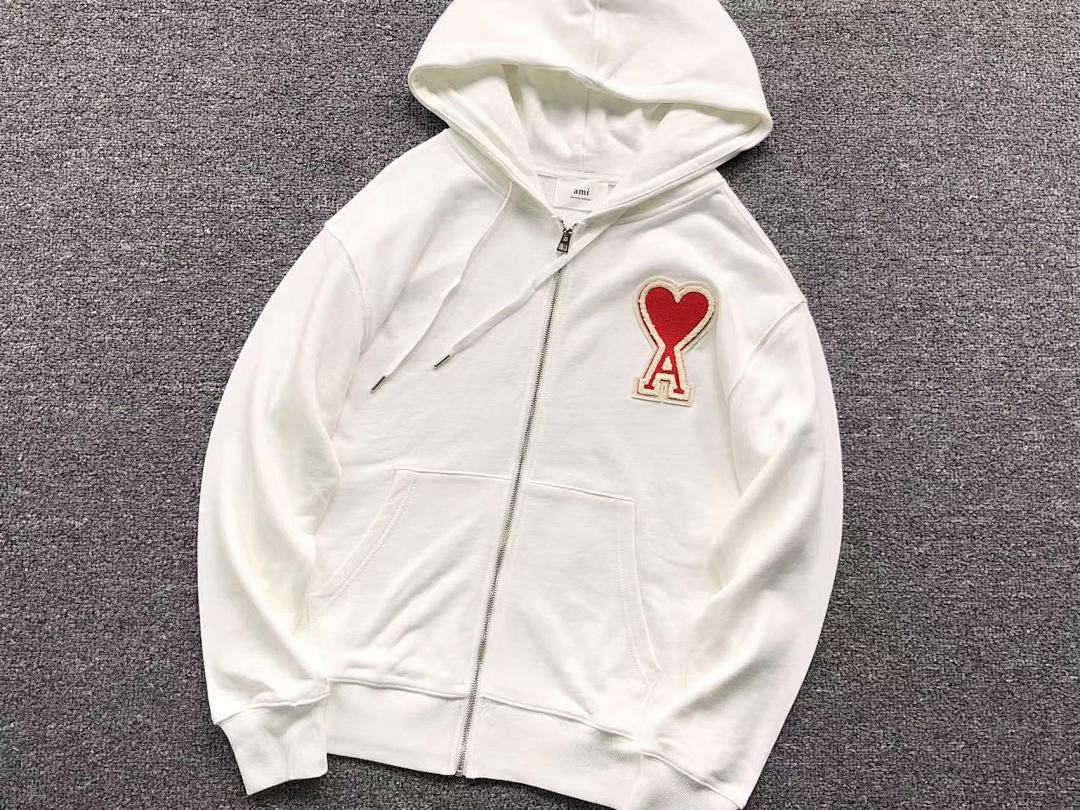 AMI 125 AMI HOODIE 57281188 (Im 170Cm 60Kg I Wear Size M In The Phot) - Image 9