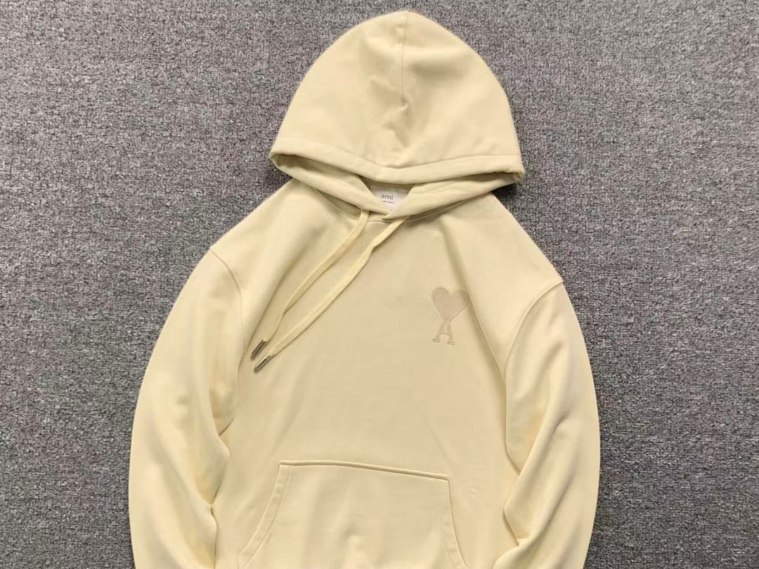 AMI 158 AMI HOODIE 3201081417 (Im 170Cm 60Kg I Wear Size S In The Phot) - Image 14